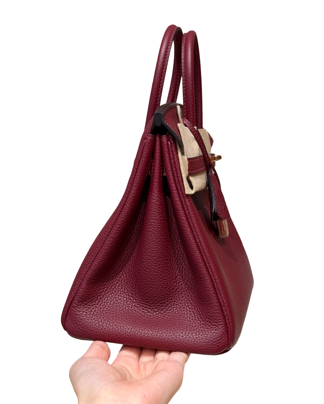Birkin  Togo – Bordeaux Red | Rose Gold-Plated