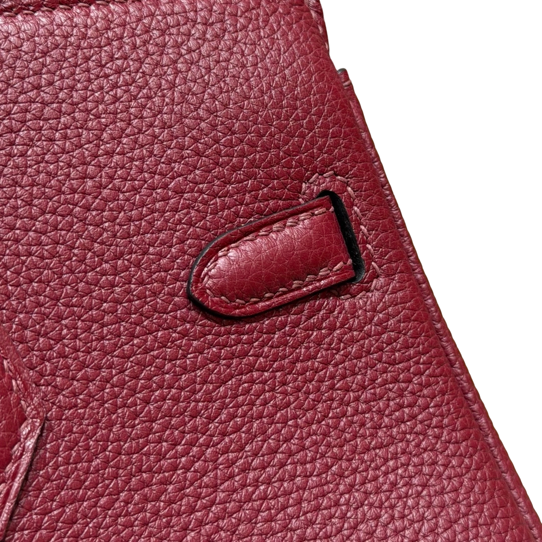 Birkin  Togo – Bordeaux Red | Rose Gold-Plated