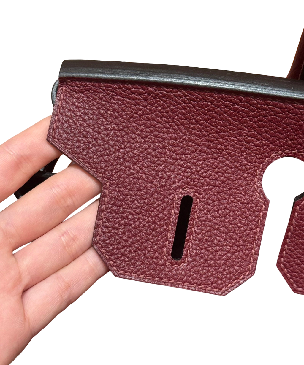 Birkin  Togo – Bordeaux Red | Palladium