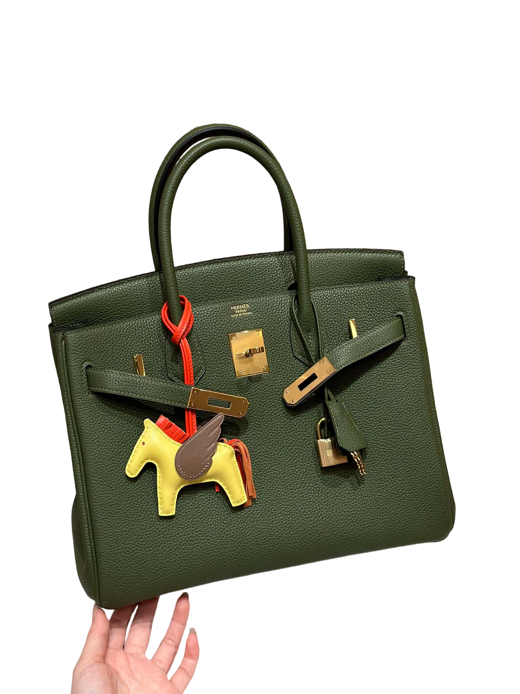 Birkin Togo– Olive Green | Gold-Plated