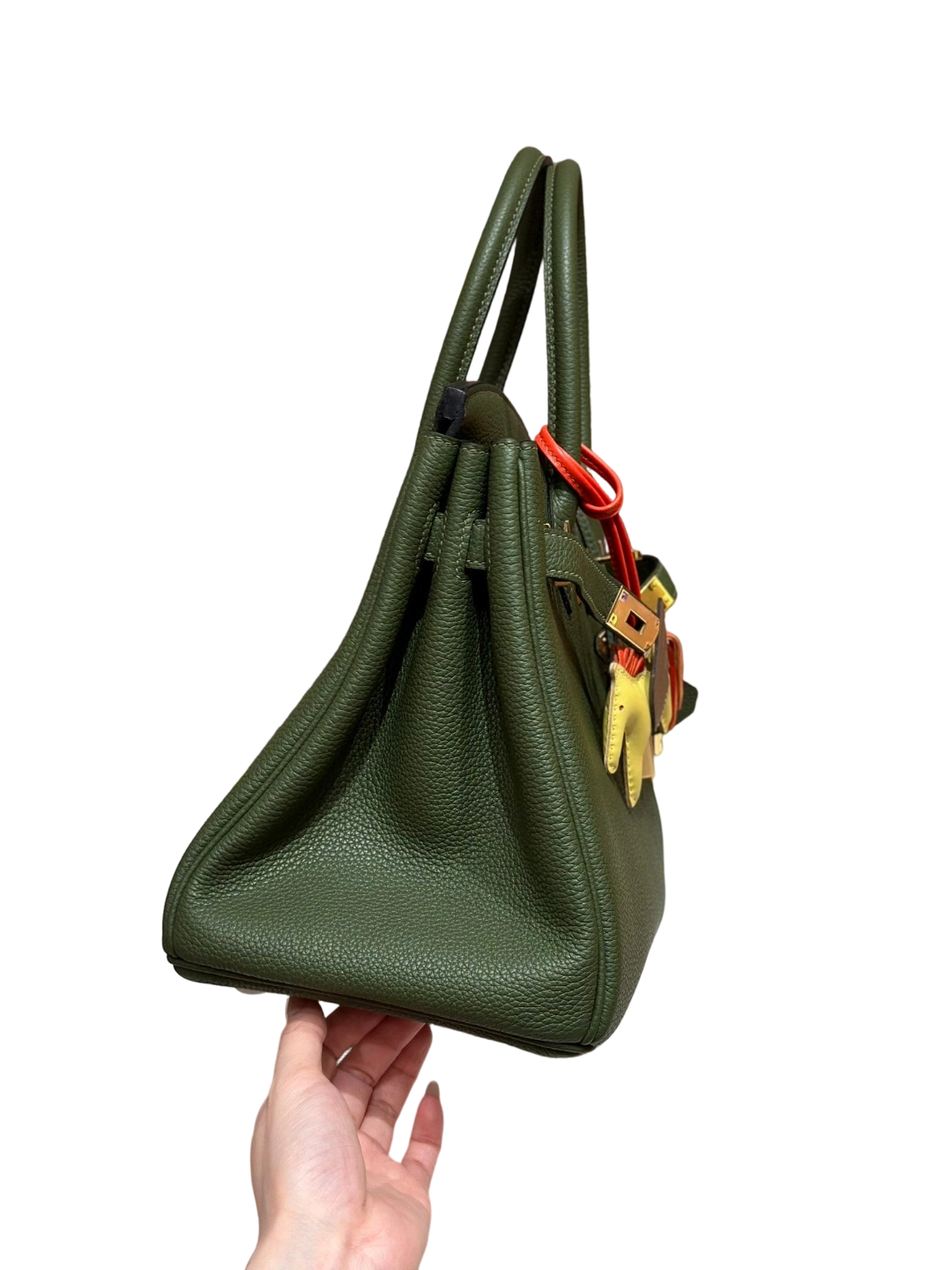 Birkin Togo– Olive Green | Gold-Plated