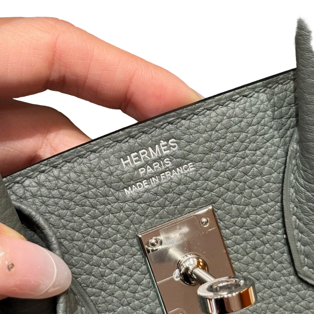 Birkin  Togo – Almond Green | Palladium