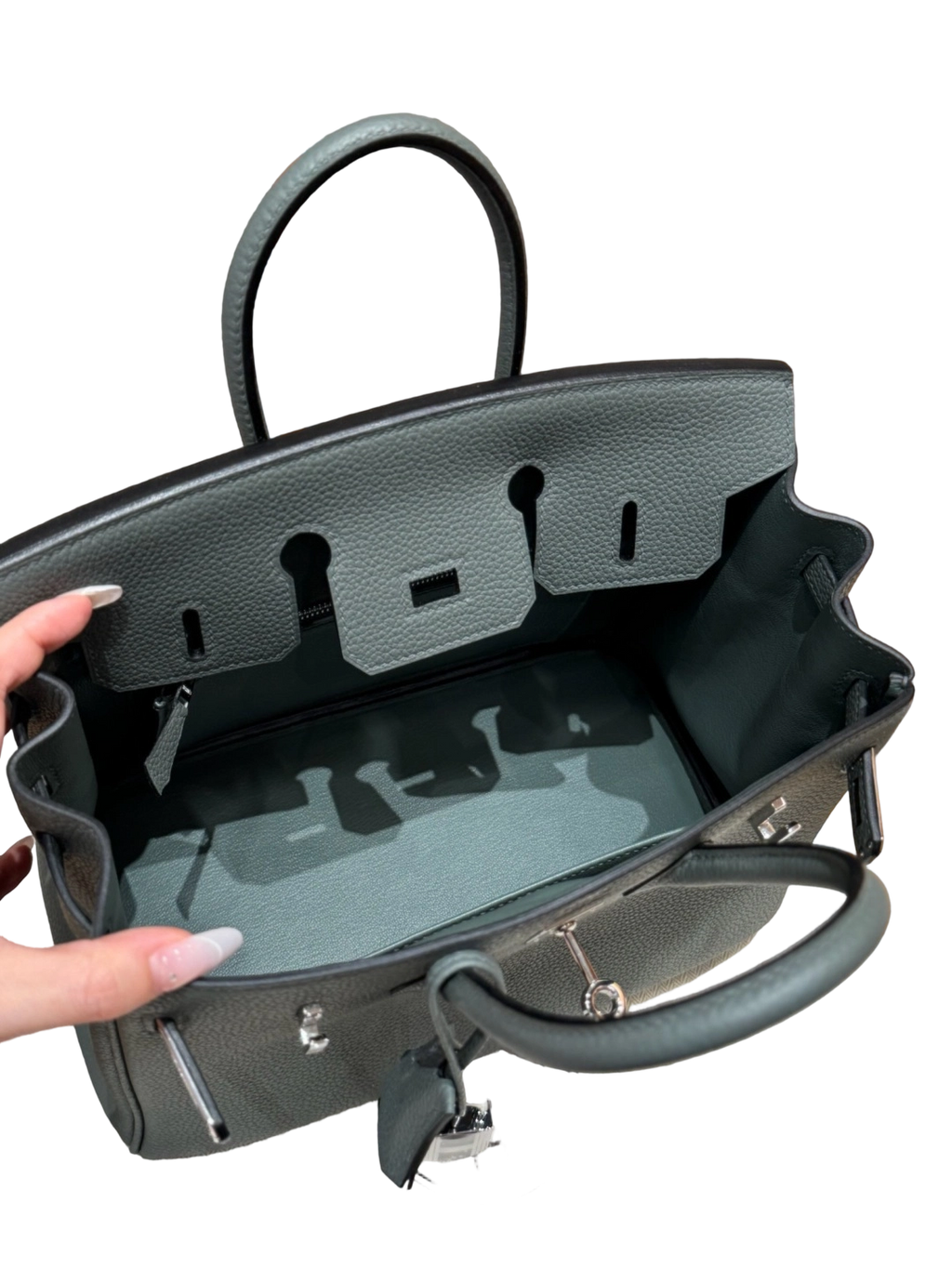 Birkin  Togo – Almond Green | Palladium