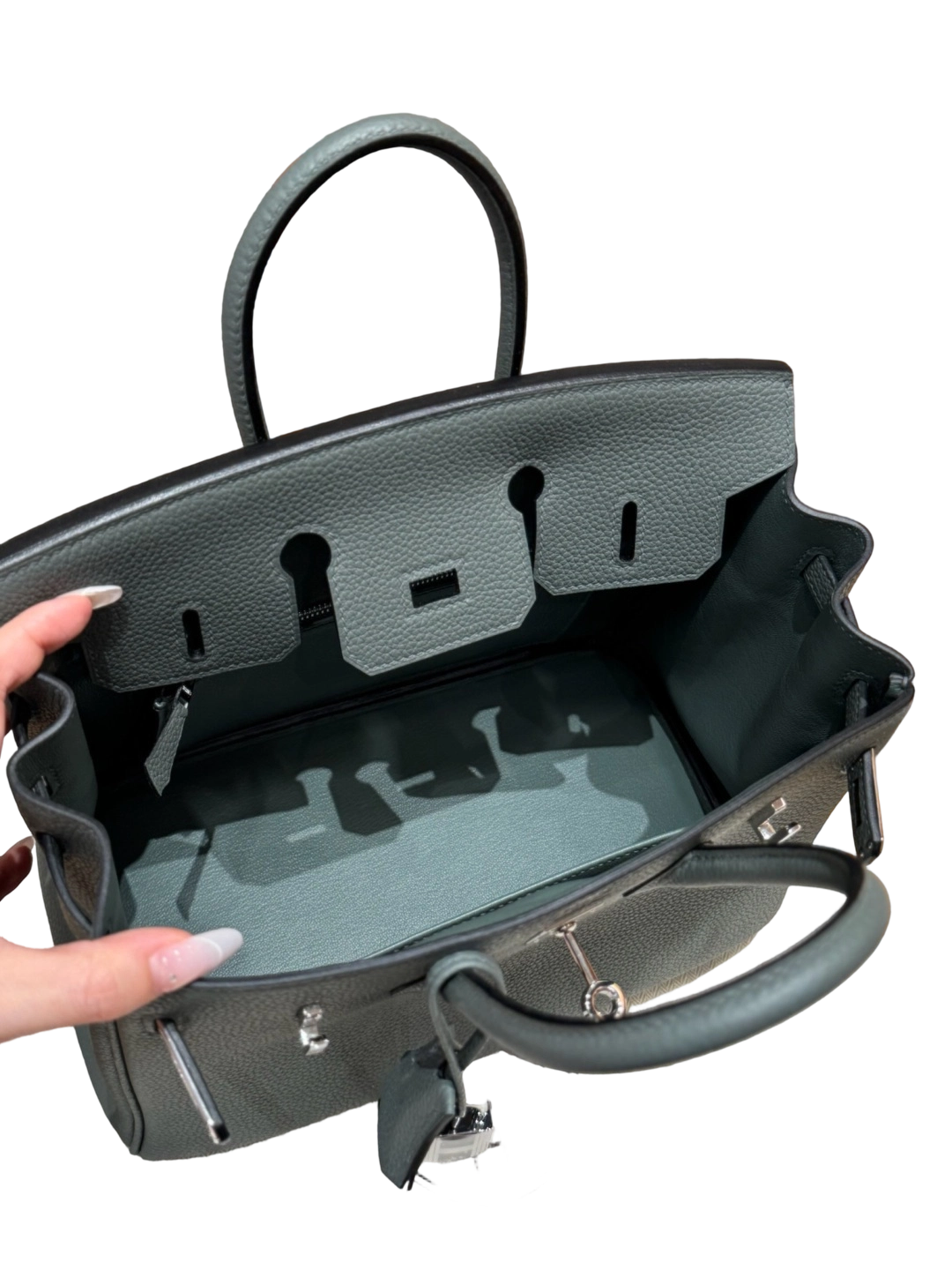 Birkin  Togo – Almond Green | Palladium
