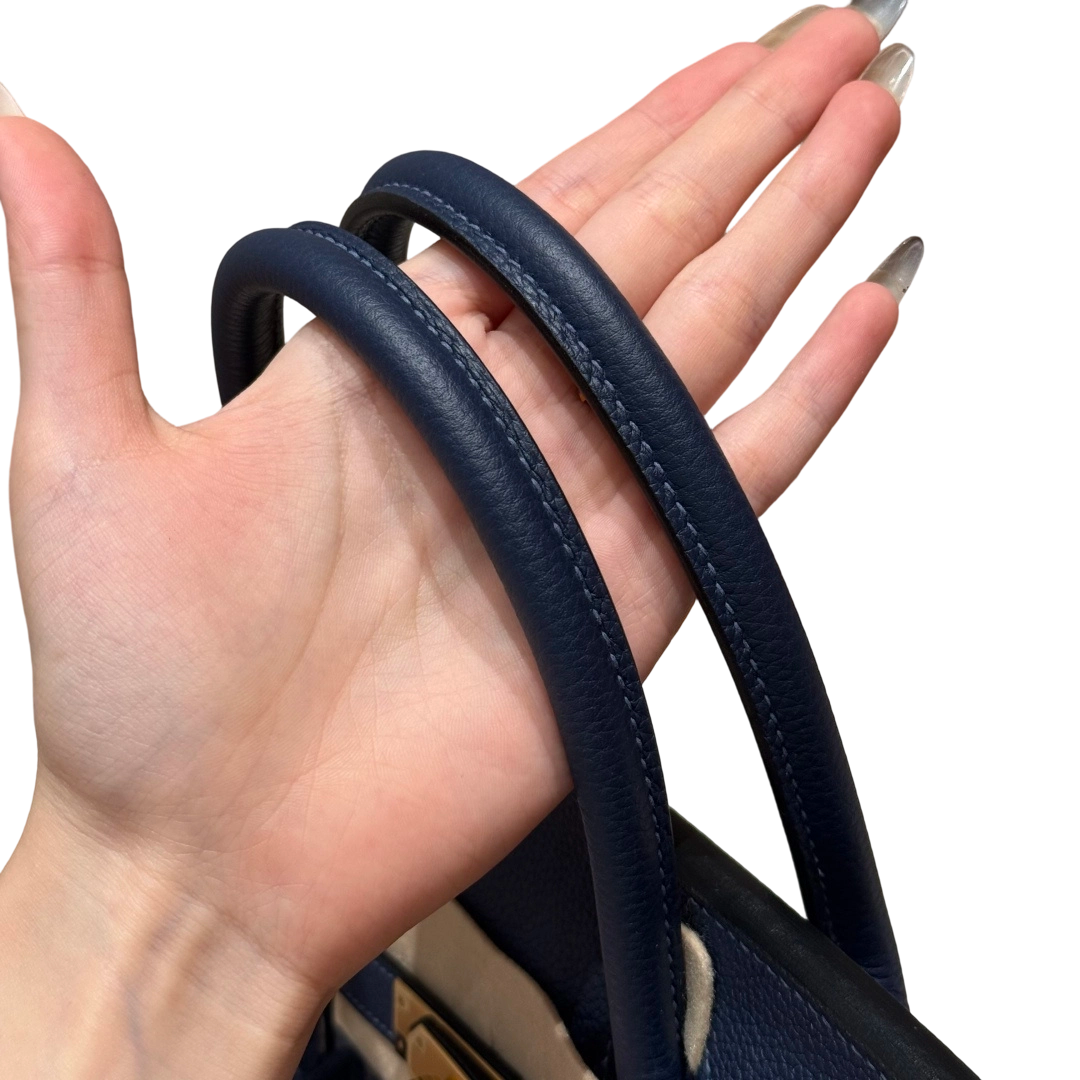 Birkin  Togo – Bleu Saphir | Gold-Plated