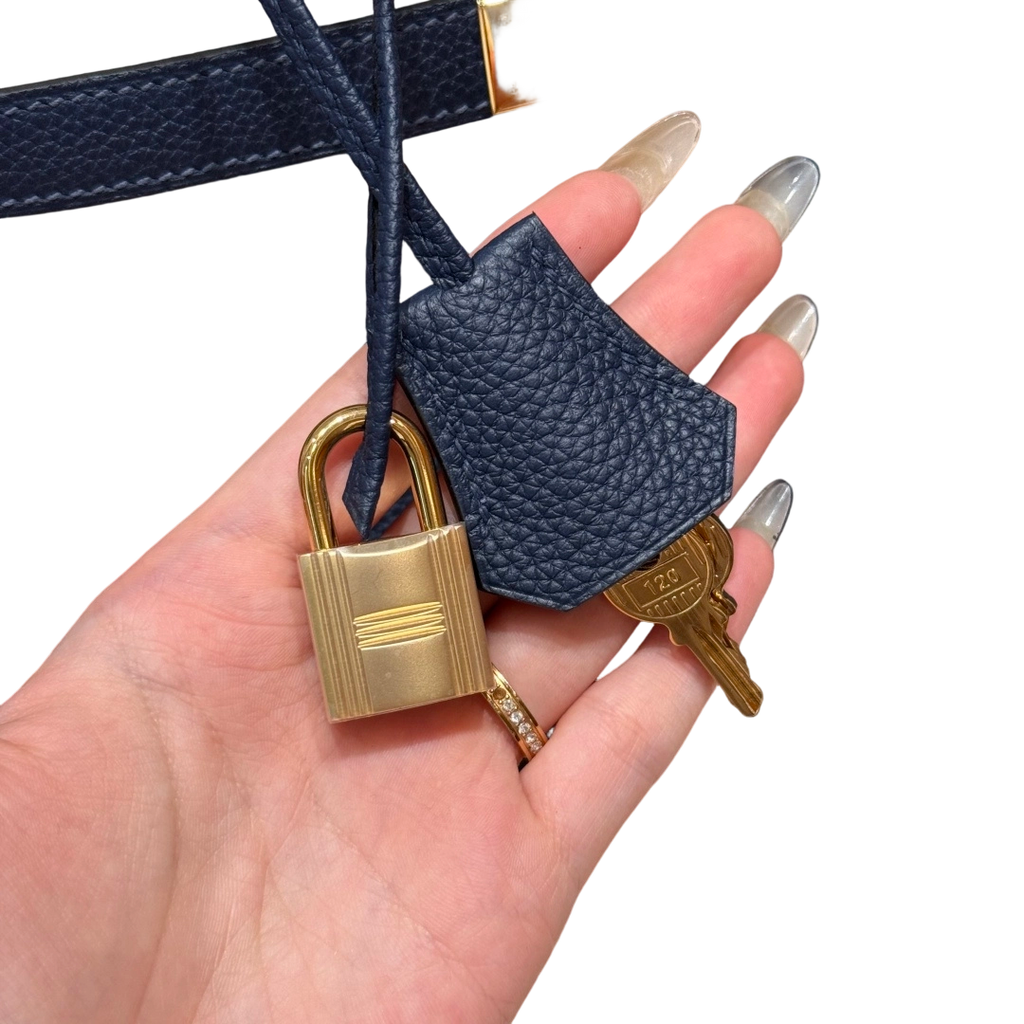Birkin  Togo – Bleu Saphir | Gold-Plated