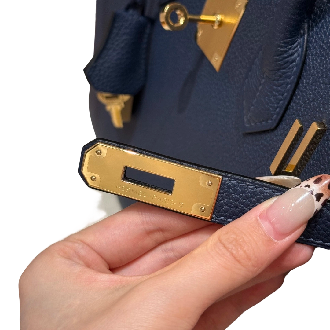 Birkin  Togo – Bleu Saphir | Gold-Plated