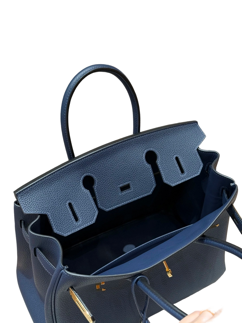 Birkin  Togo – Bleu Saphir | Gold-Plated