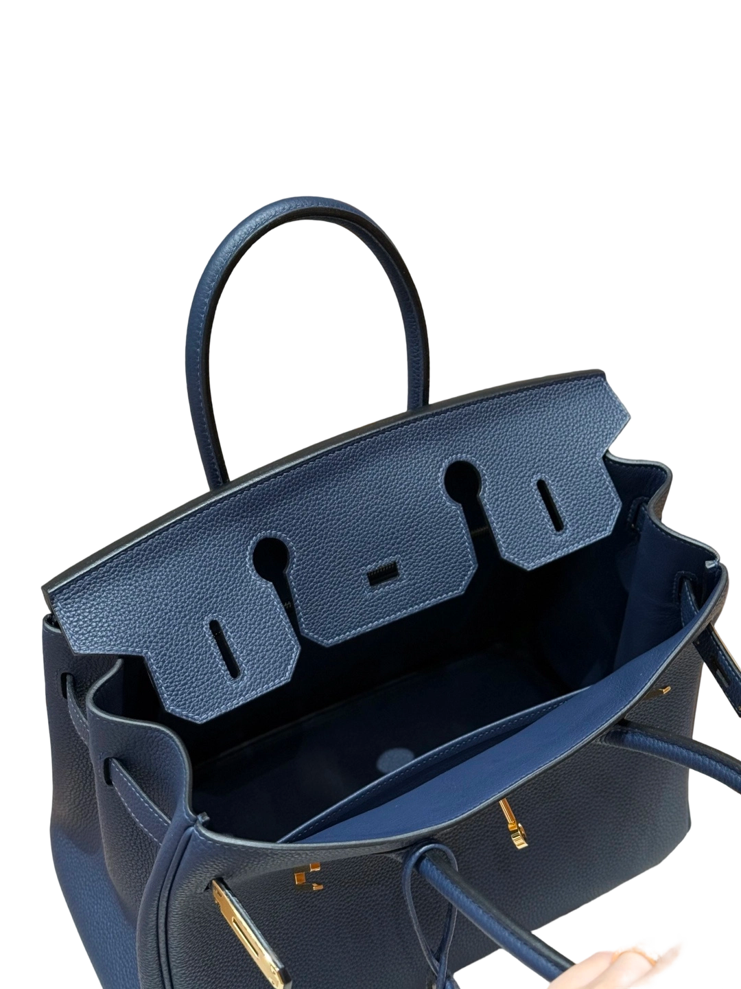 Birkin  Togo – Bleu Saphir | Gold-Plated