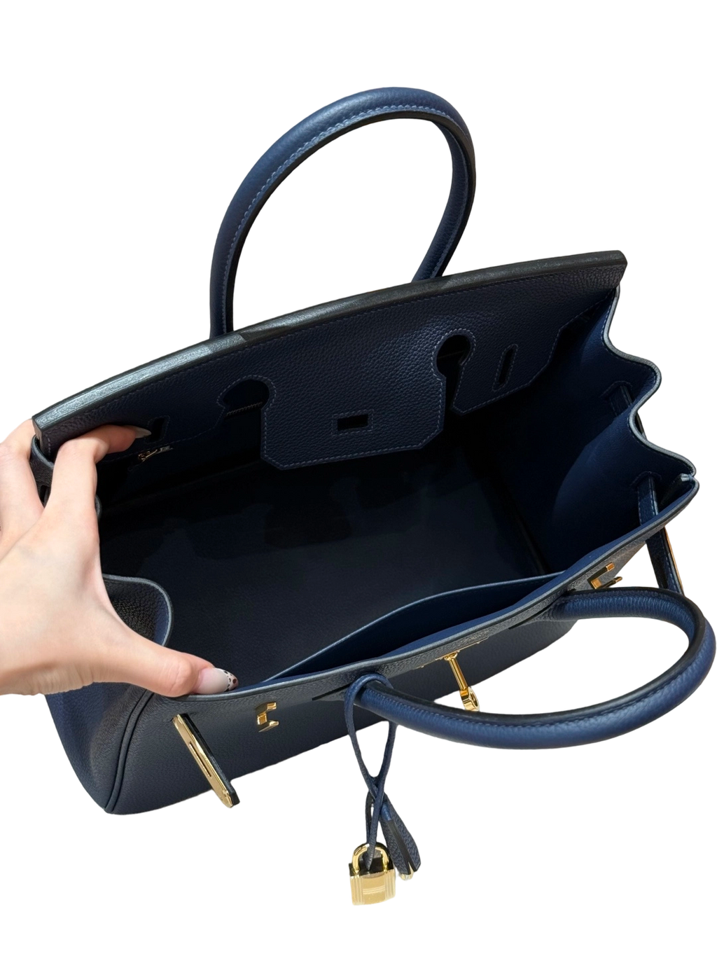 Birkin  Togo – Bleu Saphir | Gold-Plated