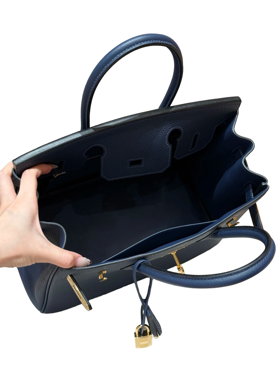 Birkin  Togo – Bleu Saphir | Gold-Plated