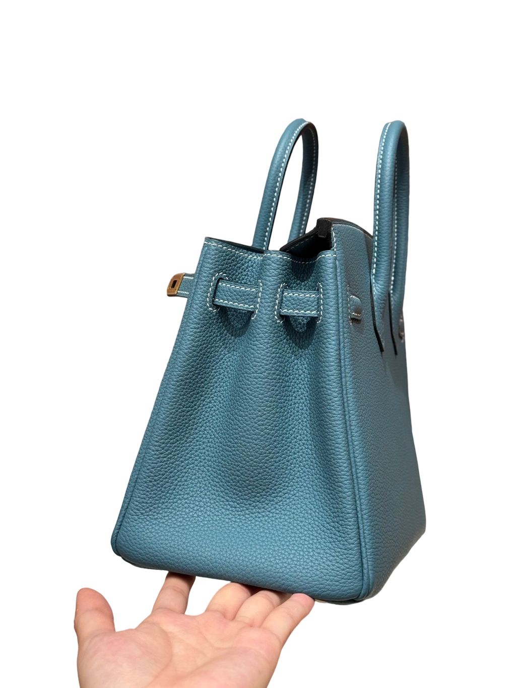 Birkin Togo – Bleu Jean | Gold-Plated