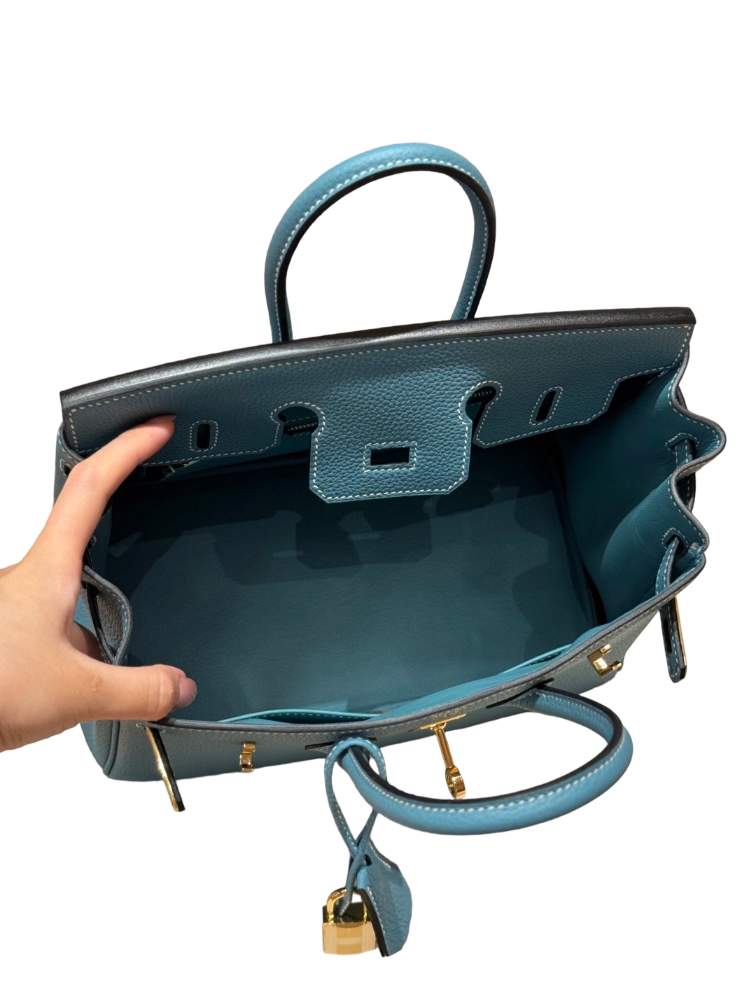 Birkin Togo – Bleu Jean | Gold-Plated