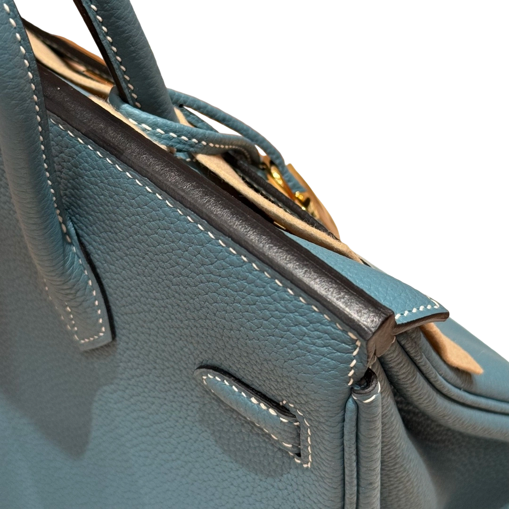 Birkin Togo – Bleu Jean | Gold-Plated