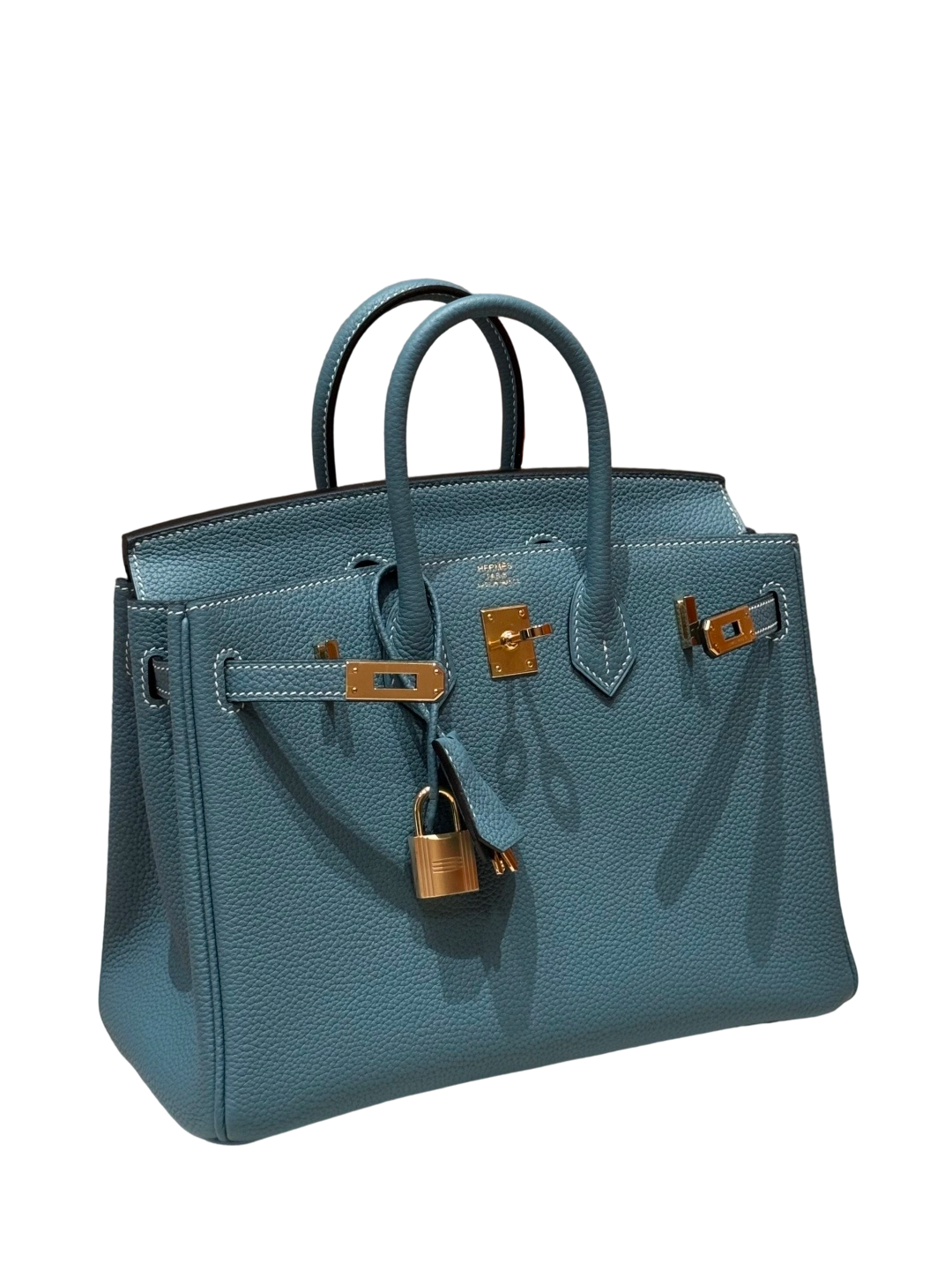 Birkin Togo – Bleu Jean | Gold-Plated