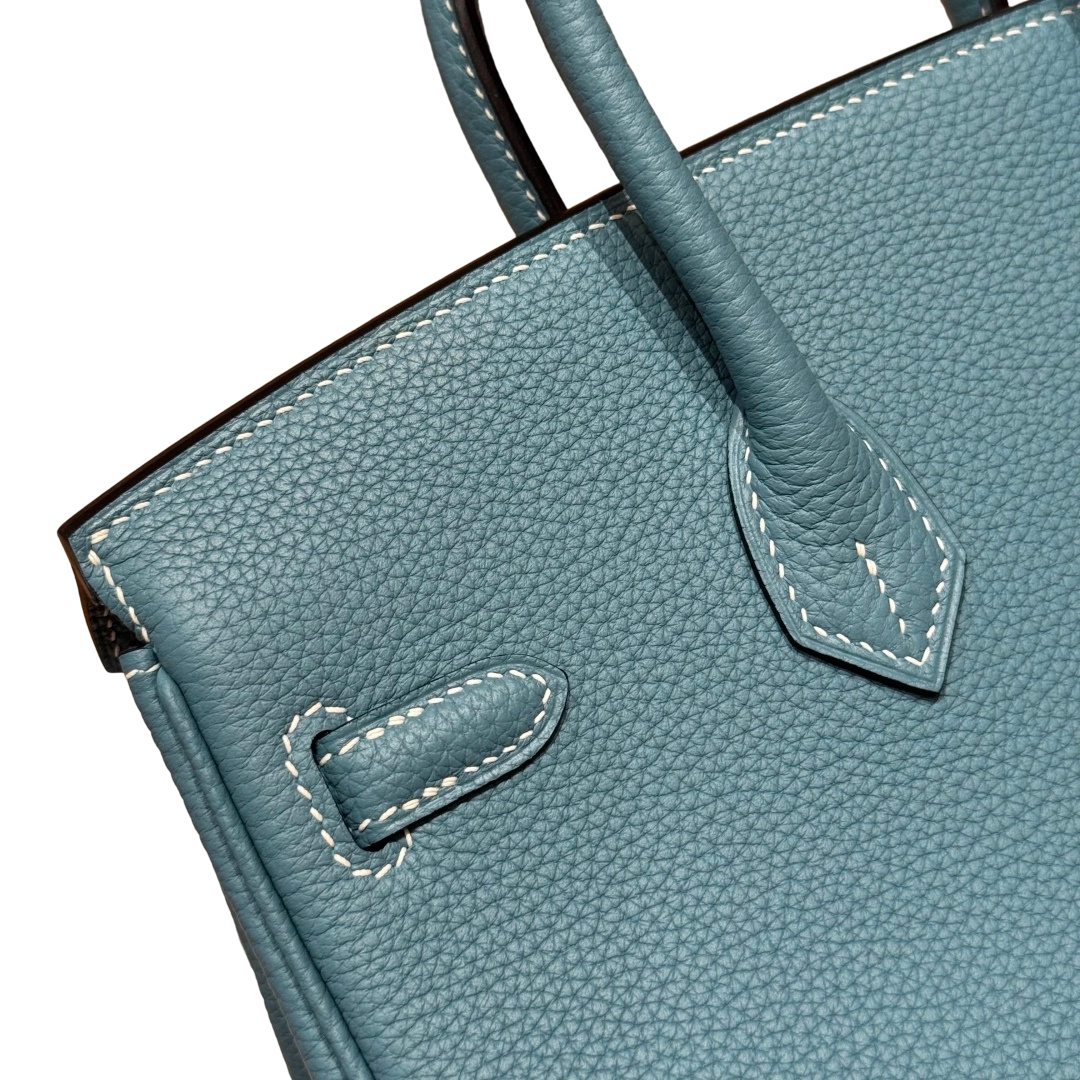 Birkin Togo – Bleu Jean | Gold-Plated