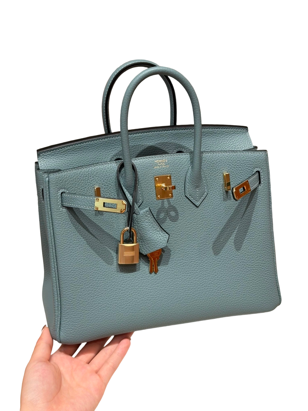 Birkin  Togo – Bleu Ciel | Gold-Plated