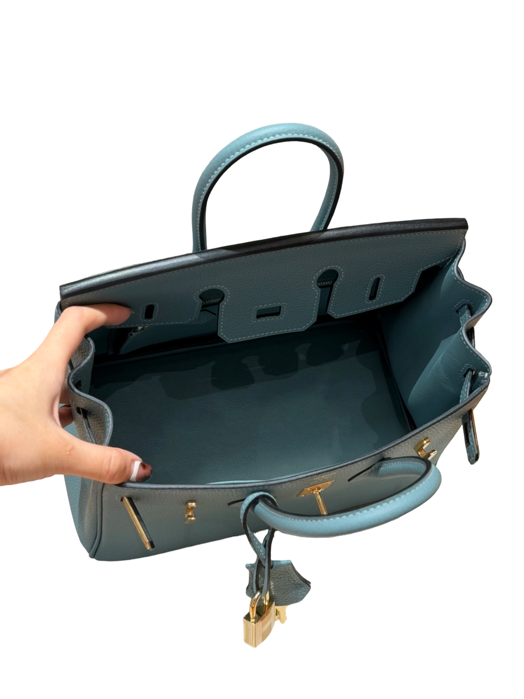 Birkin  Togo – Bleu Ciel | Gold-Plated