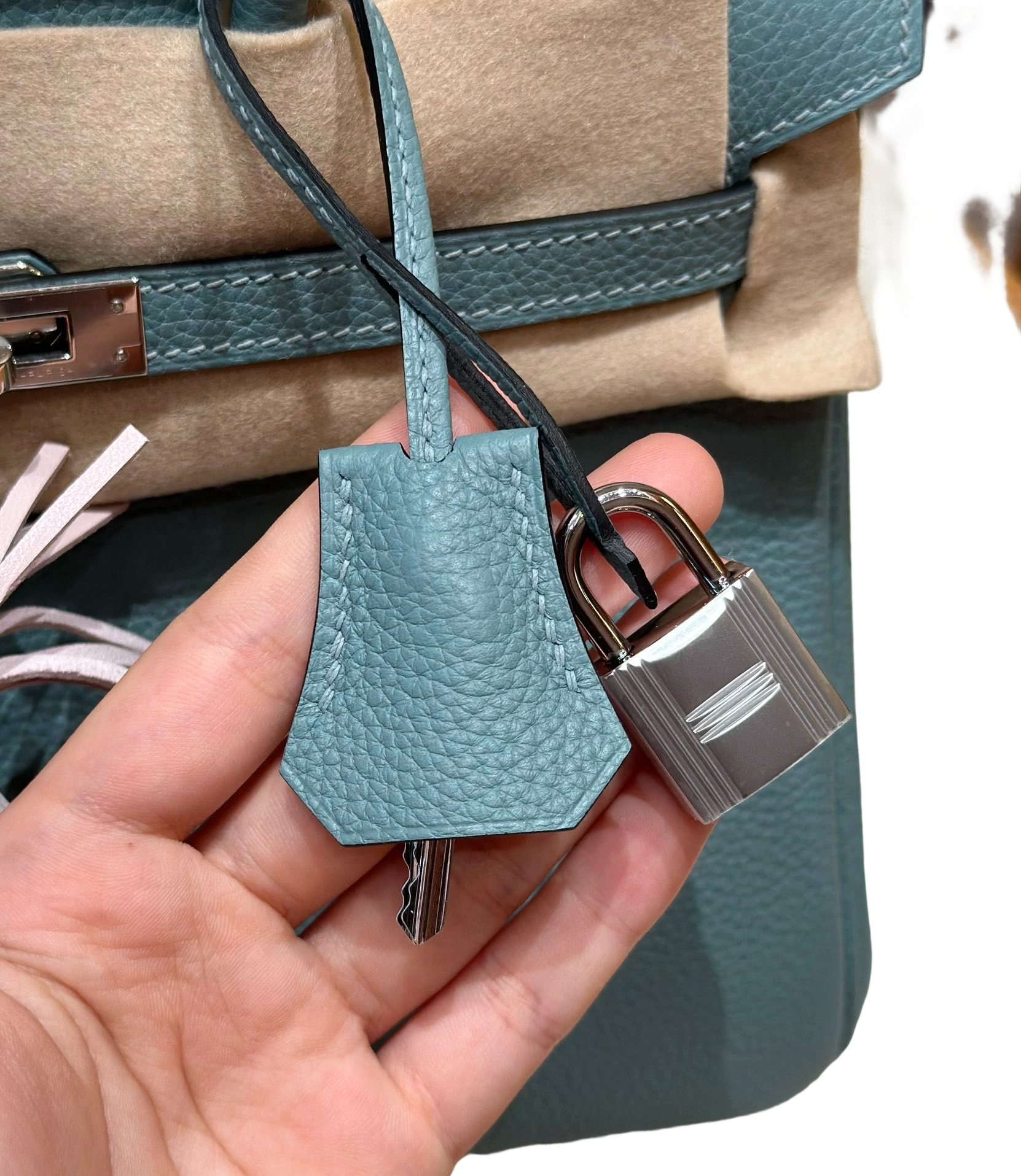 Birkin  Togo – Bleu Ciel | Palladium