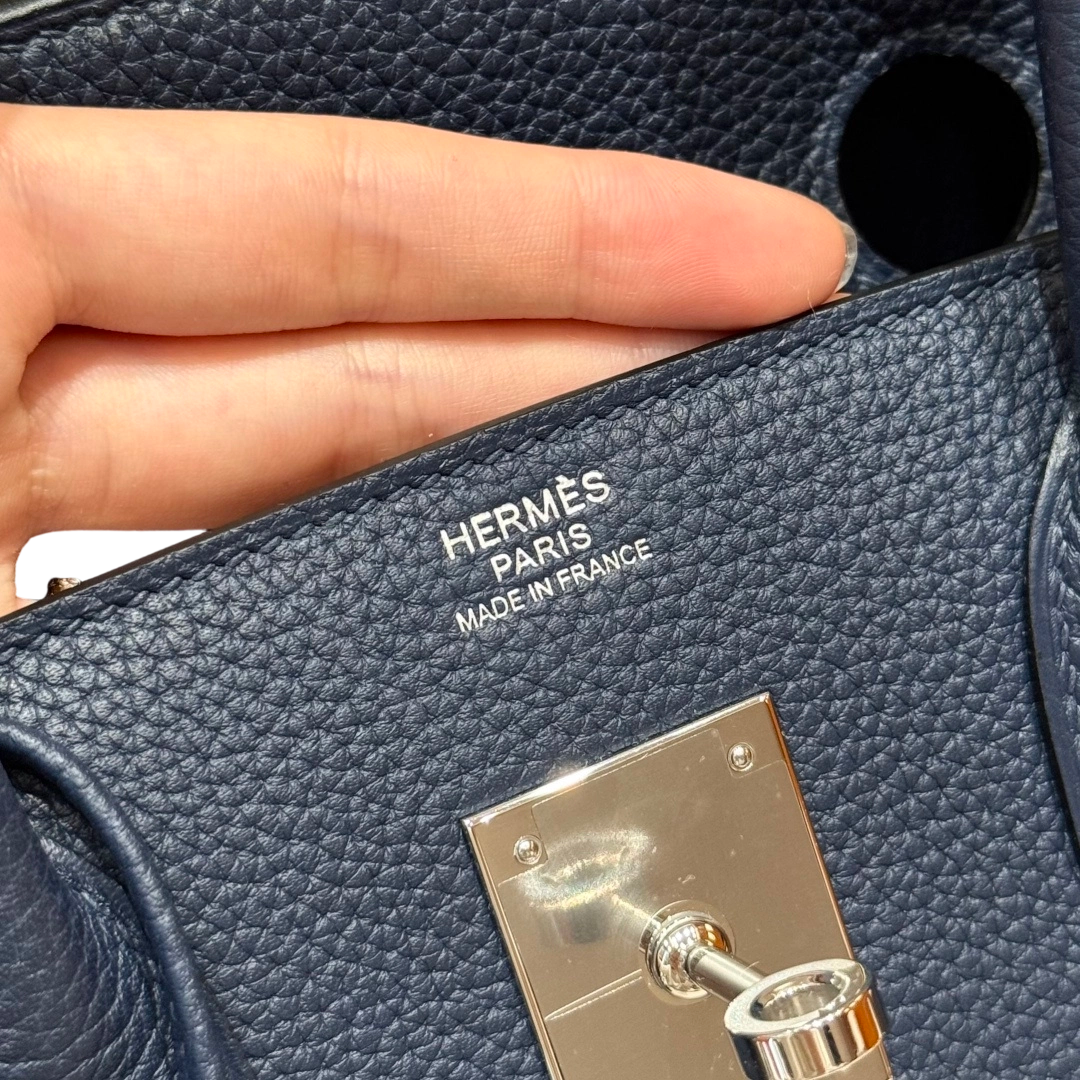 Birkin  Togo – Bleu Nuit | Palladium