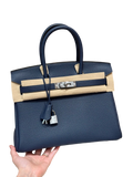 Birkin  Togo – Bleu Nuit | Palladium