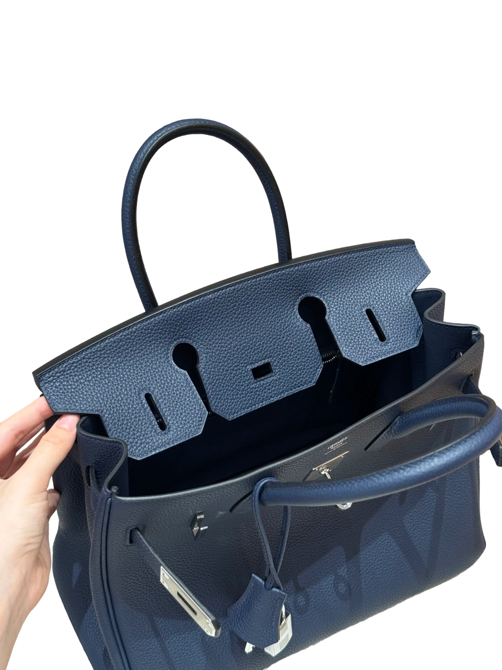 Birkin  Togo – Bleu Nuit | Palladium