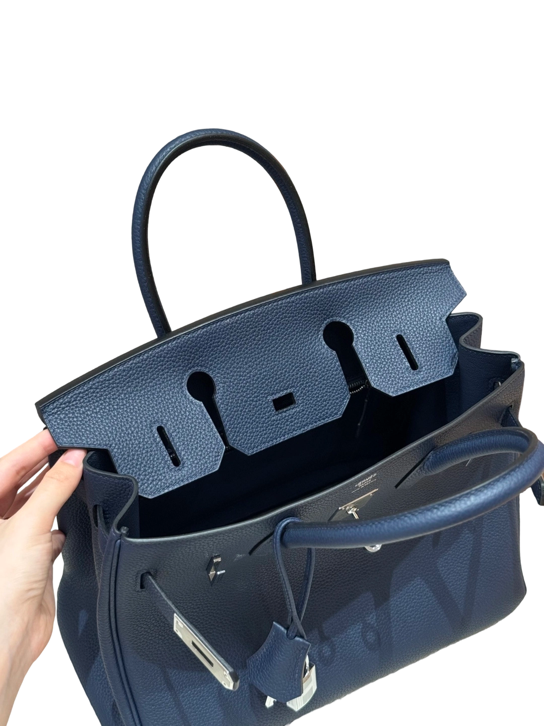 Birkin  Togo – Bleu Nuit | Palladium