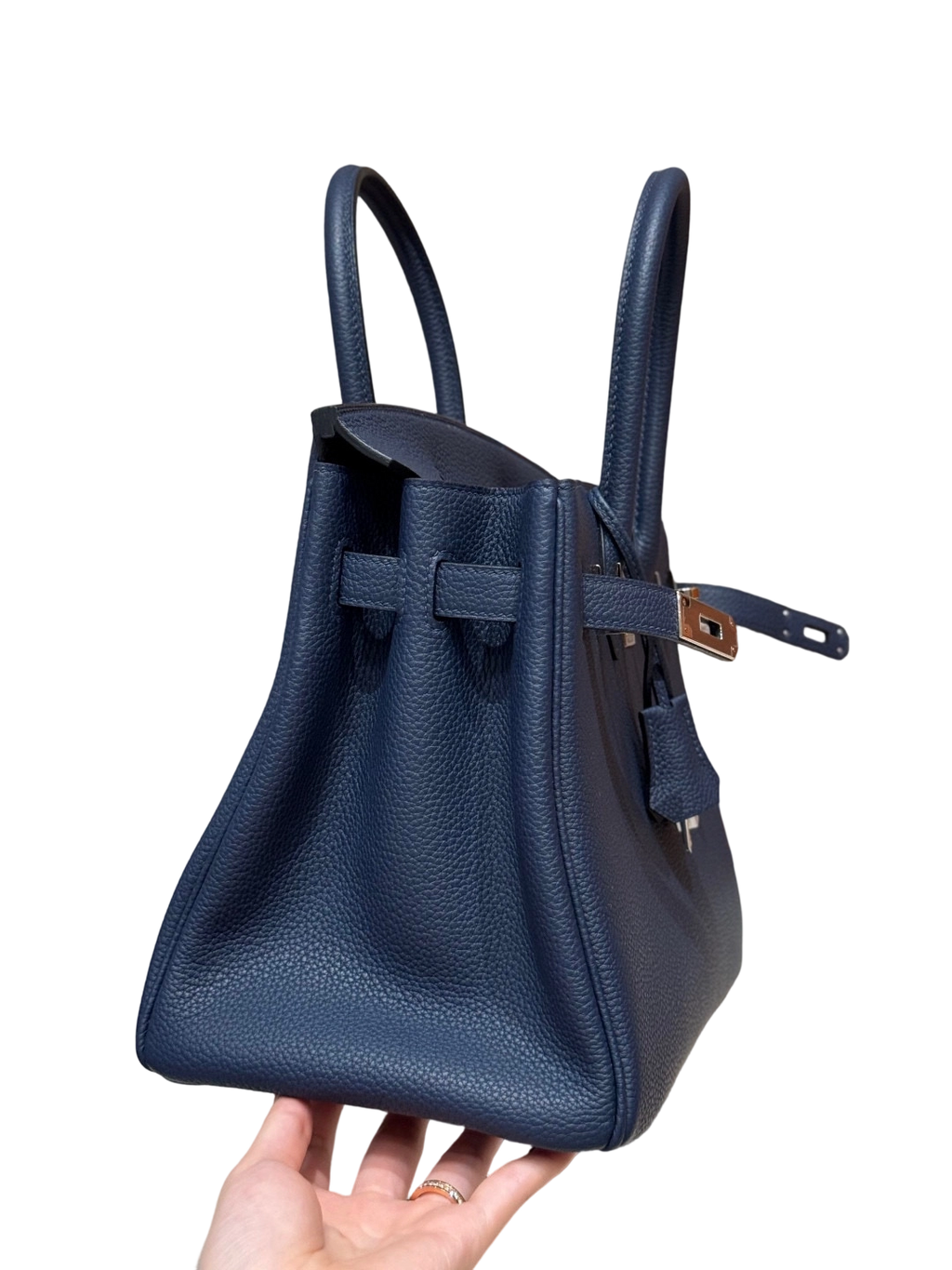 Birkin  Togo – Bleu Nuit | Palladium