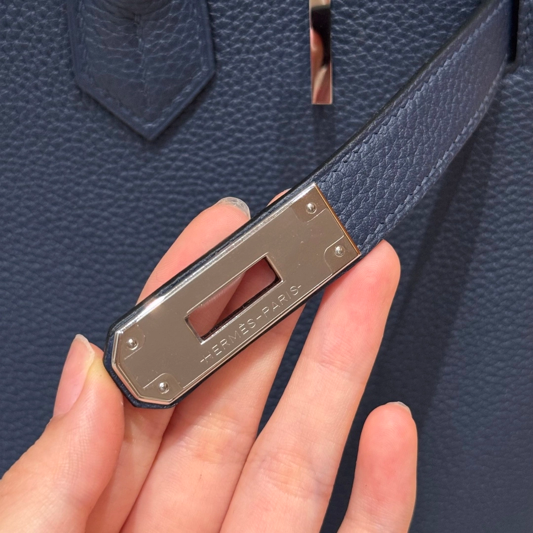 Birkin  Togo – Bleu Nuit | Palladium