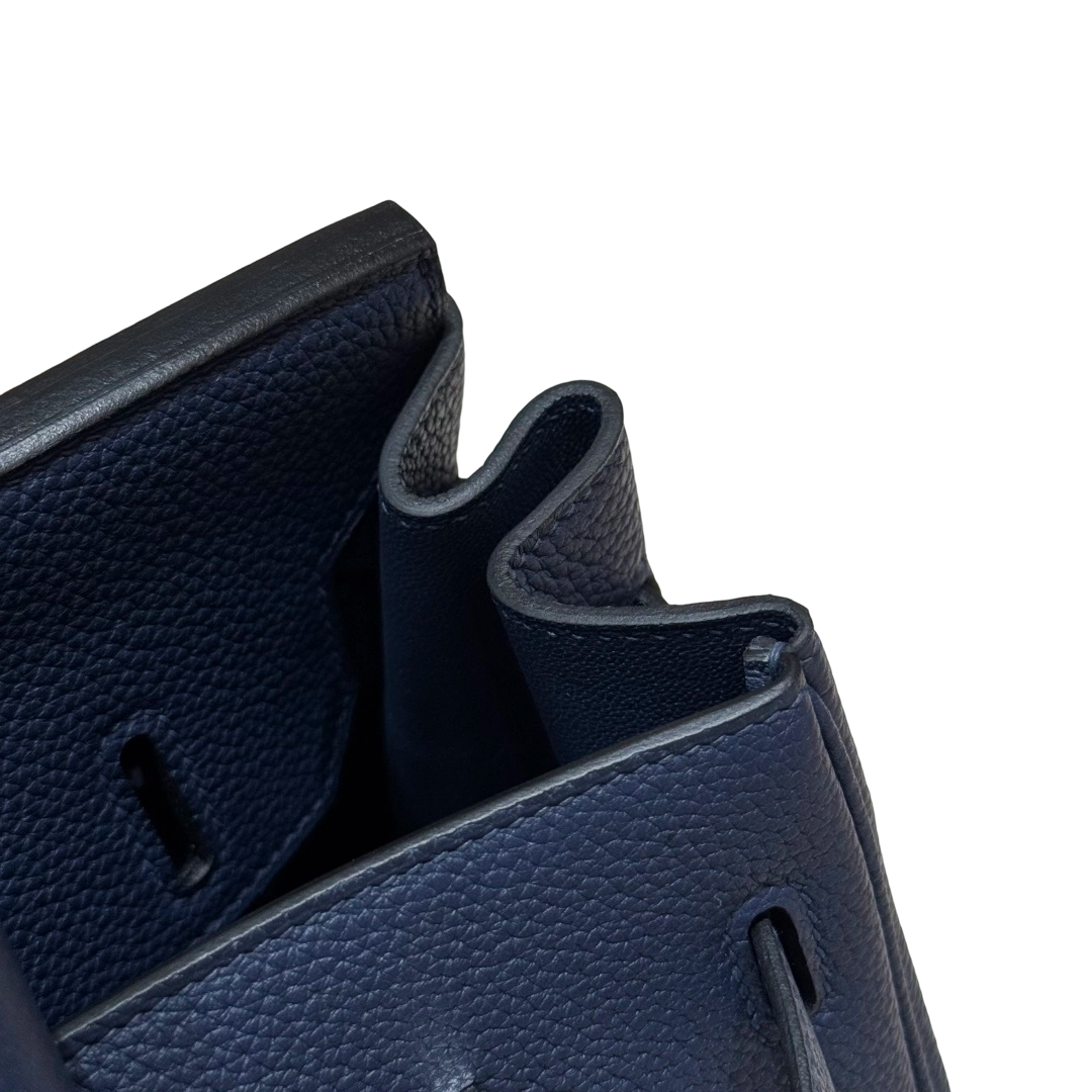 Birkin  Togo – Bleu Nuit | Palladium