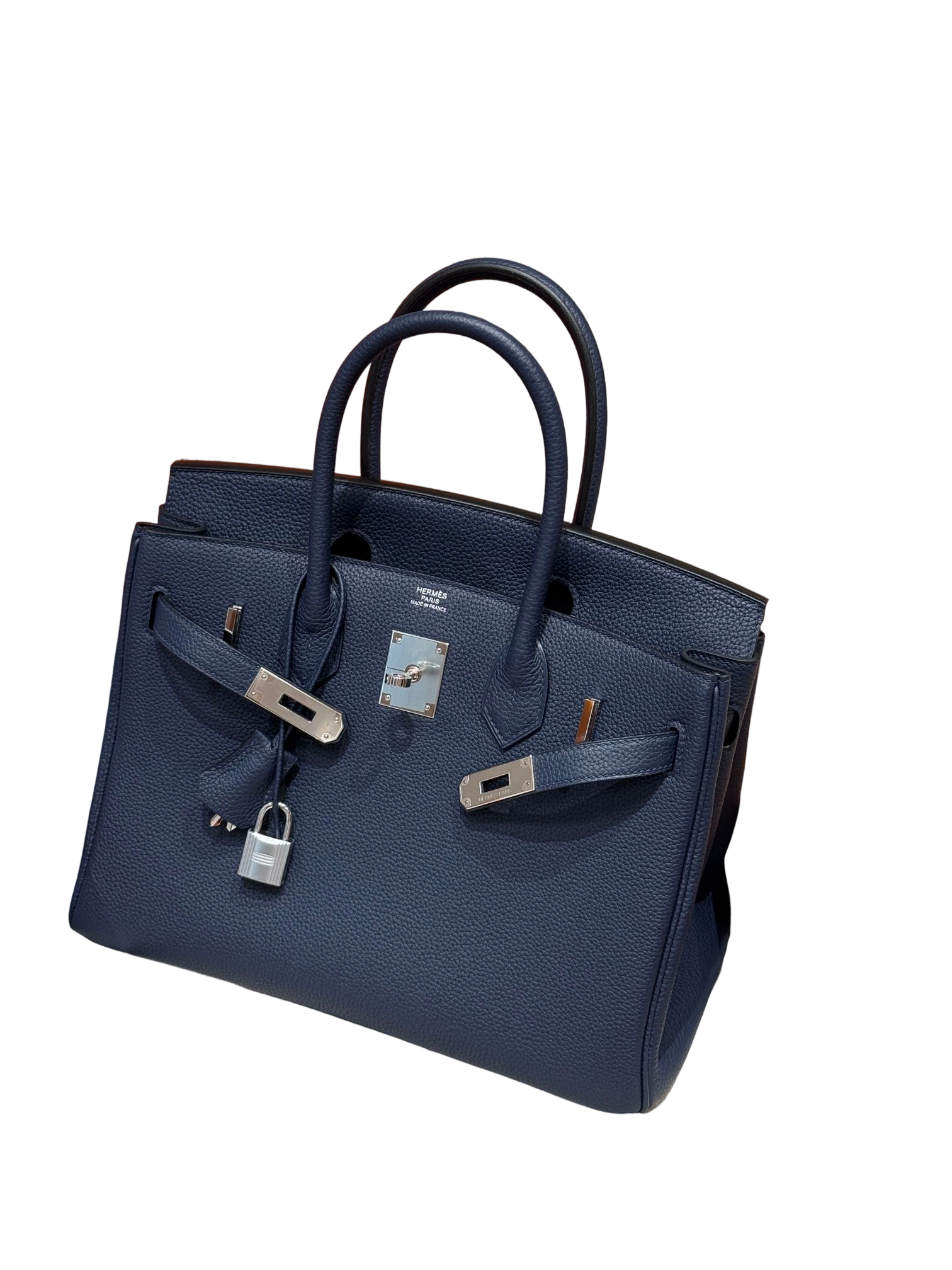 Birkin  Togo – Bleu Nuit | Palladium