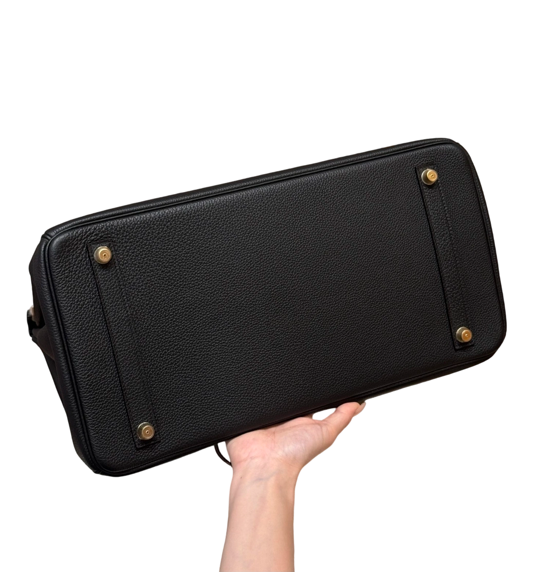 Birkin  Togo – Black | Gold-Plated