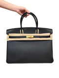 Birkin  Togo – Black | Gold-Plated