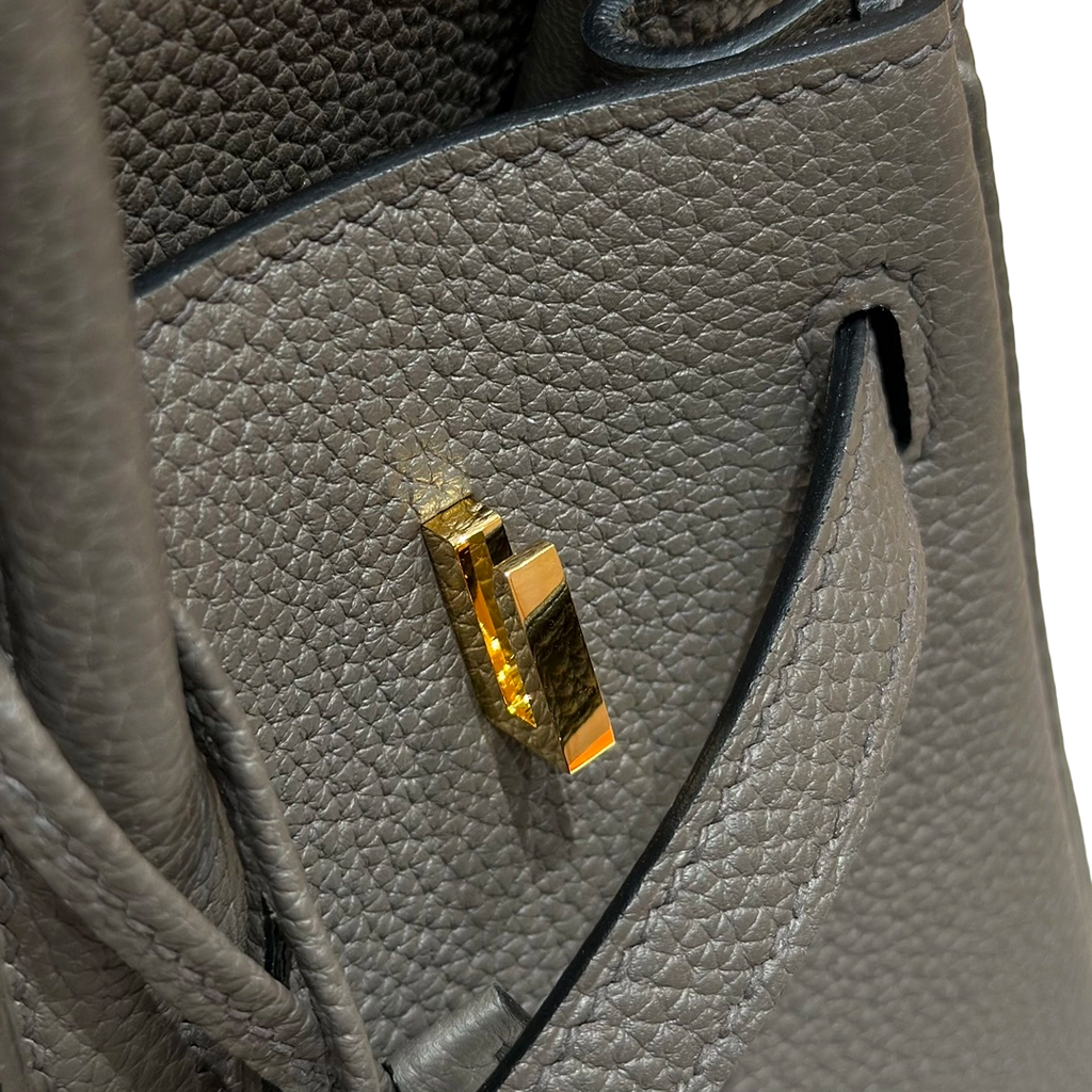 Birkin  Togo – Etain | Gold-Plated