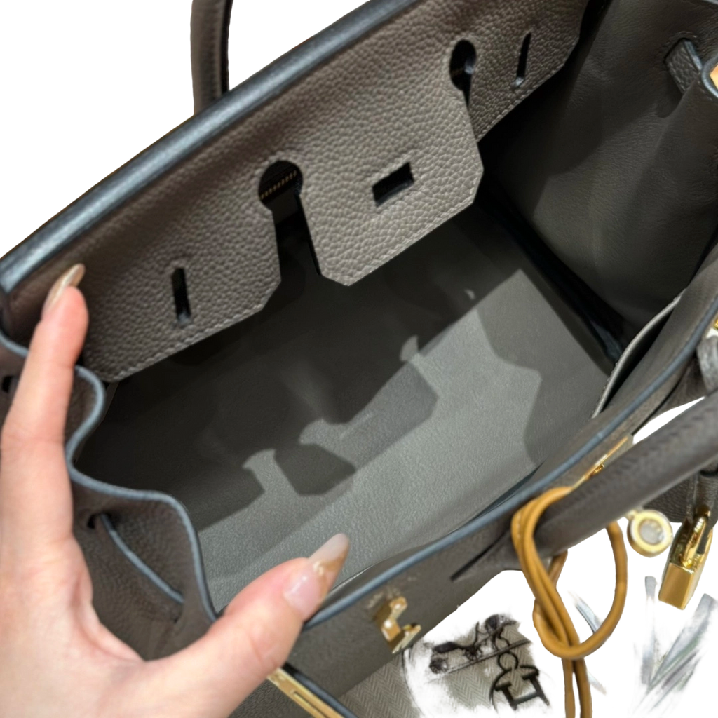 Birkin  Togo – Etain | Gold-Plated