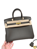 Birkin  Togo – Etain | Gold-Plated
