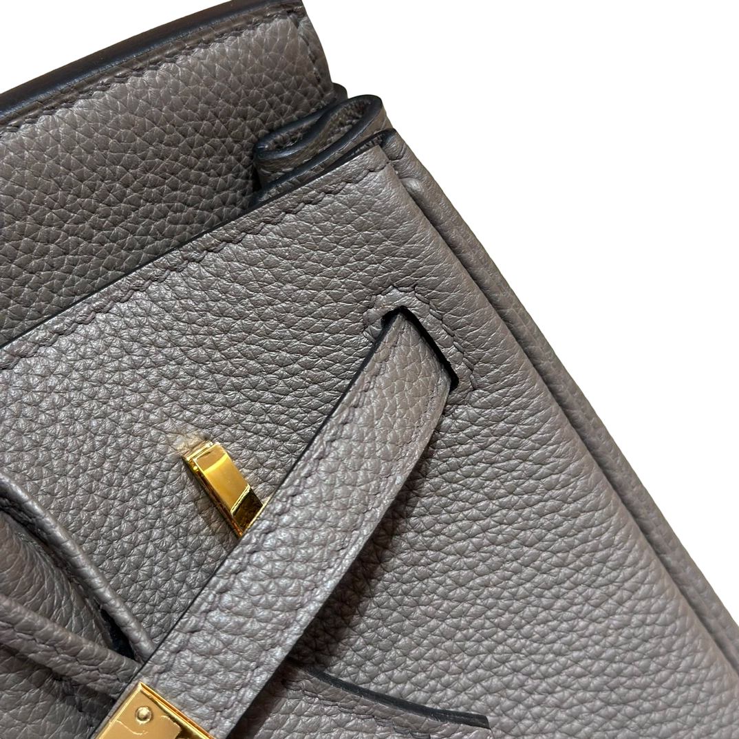 Birkin  Togo – Etain | Gold-Plated