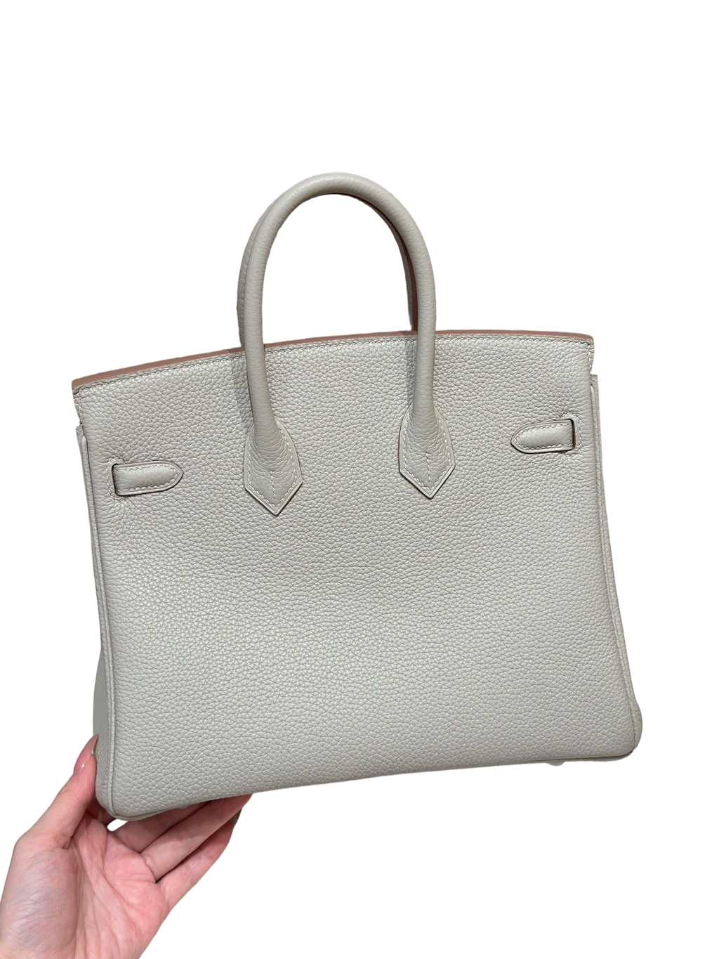 Birkin  Togo – Glacier White | Palladium
