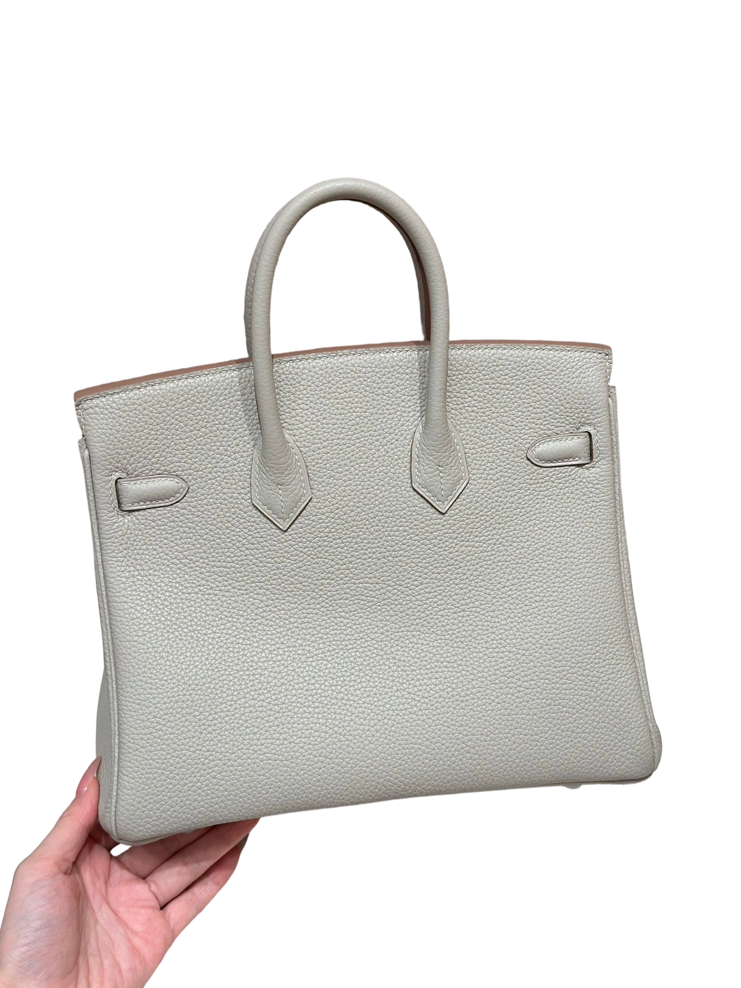 Birkin  Togo – Glacier White | Palladium
