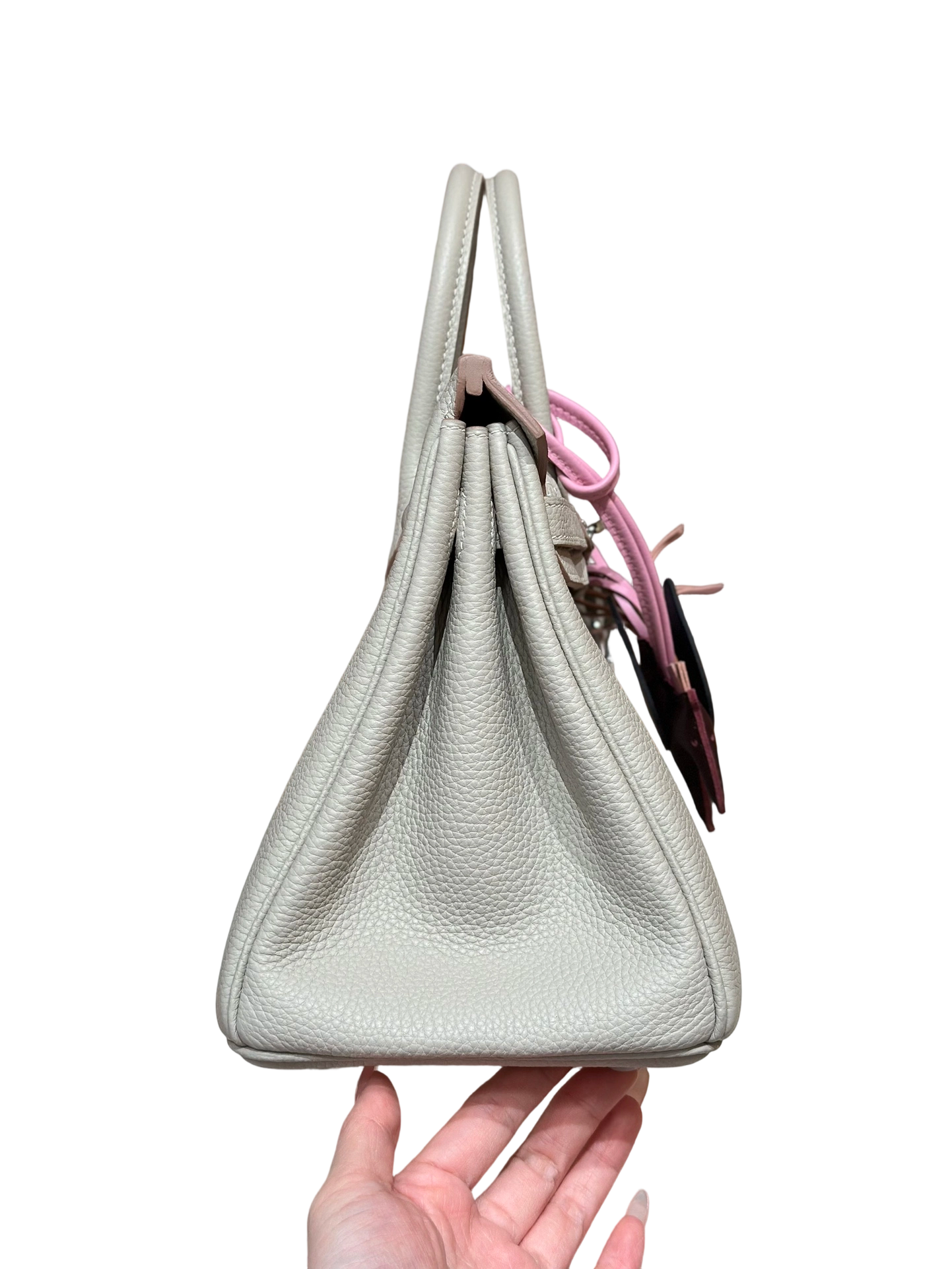 Birkin  Togo – Glacier White | Palladium