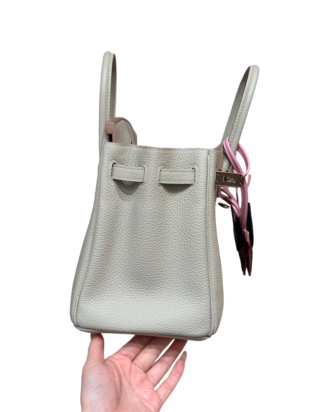 Birkin  Togo – Glacier White | Palladium
