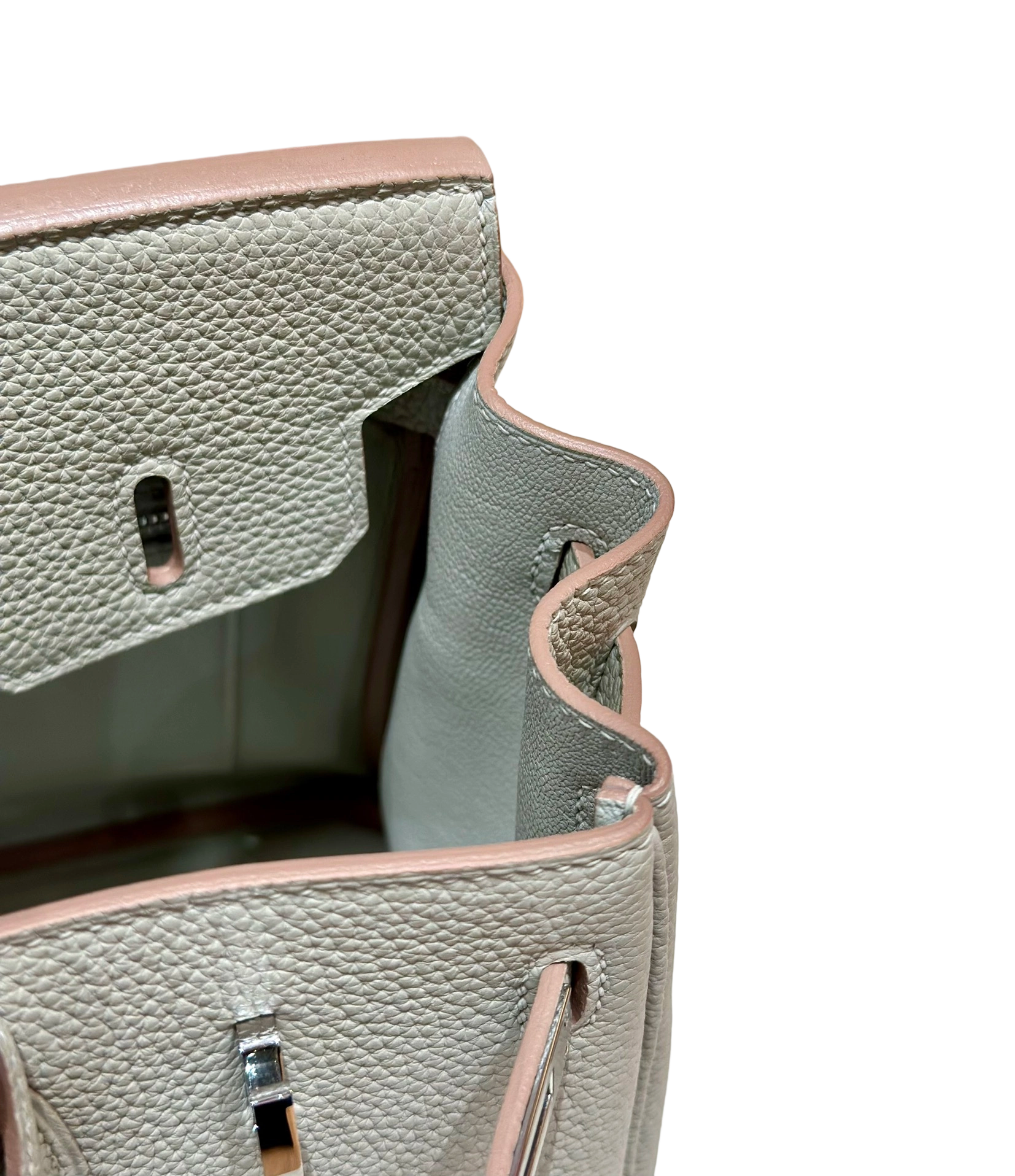Birkin  Togo – Glacier White | Palladium