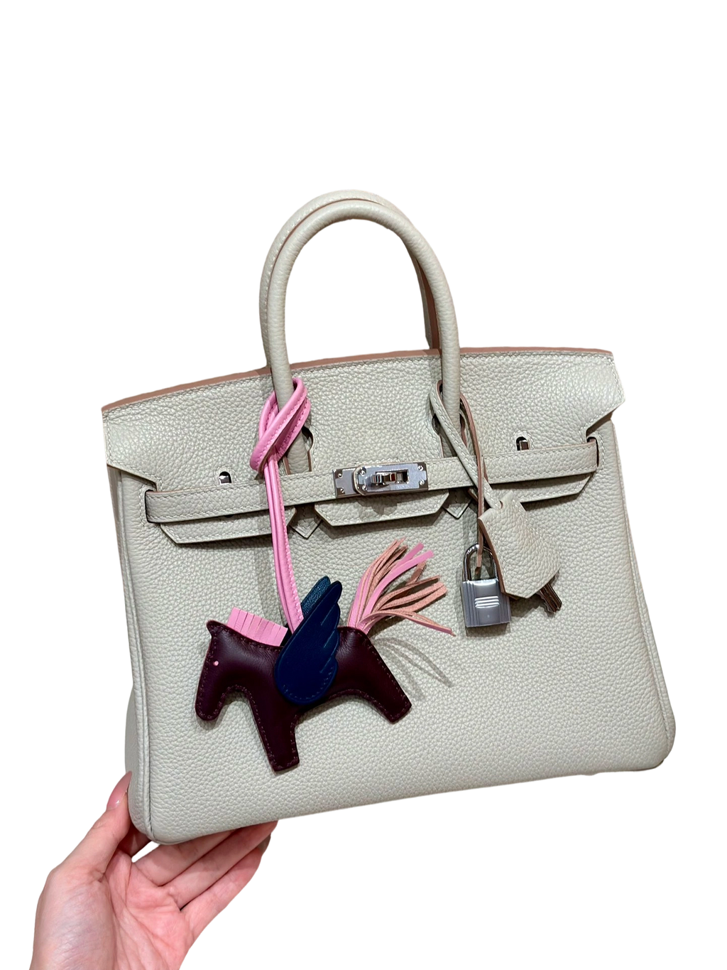 Birkin  Togo – Glacier White | Palladium