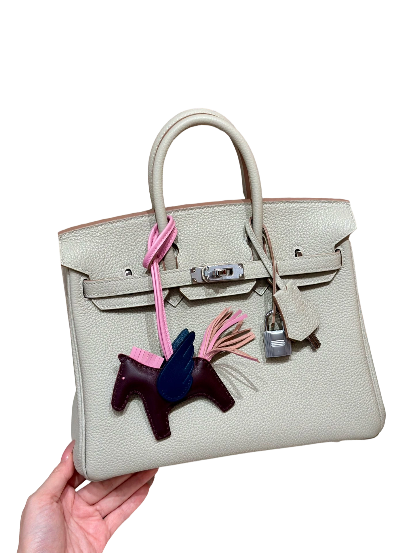 Birkin  Togo – Glacier White | Palladium