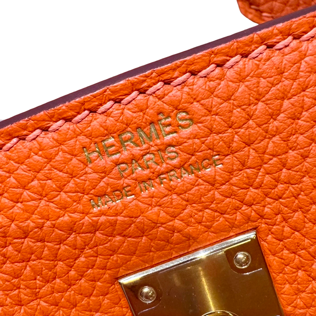 Birkin  Togo – Classic Orange | Gold-Plated