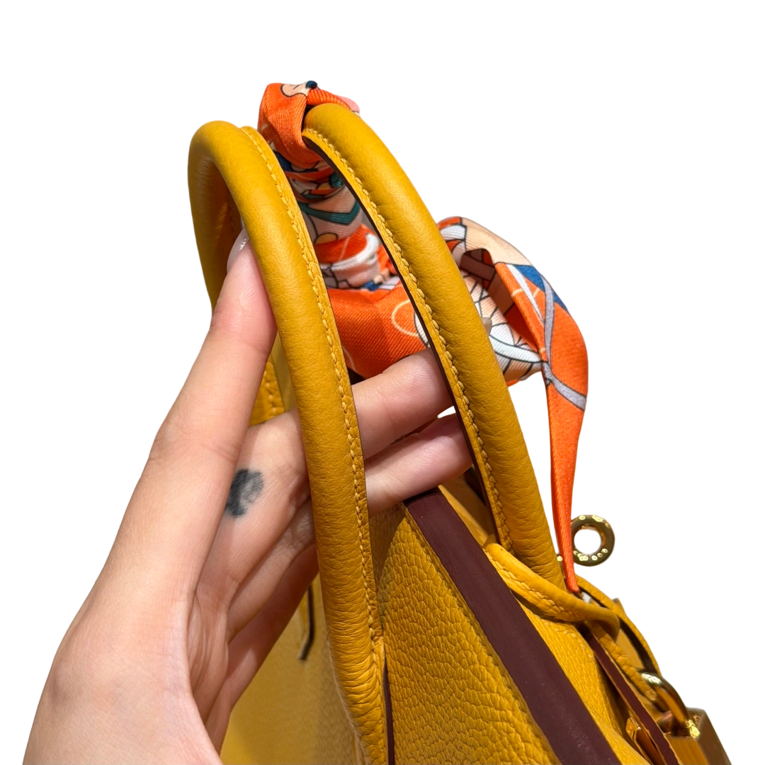 Birkin  Togo – Amber Yellow | Gold-Plated