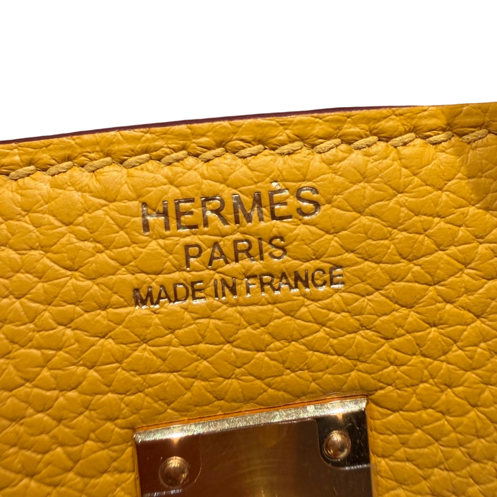 Birkin  Togo – Amber Yellow | Gold-Plated