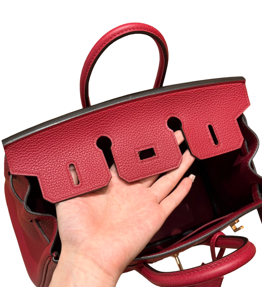 Birkin  Togo – Ruby Red | Rose Gold-Plated