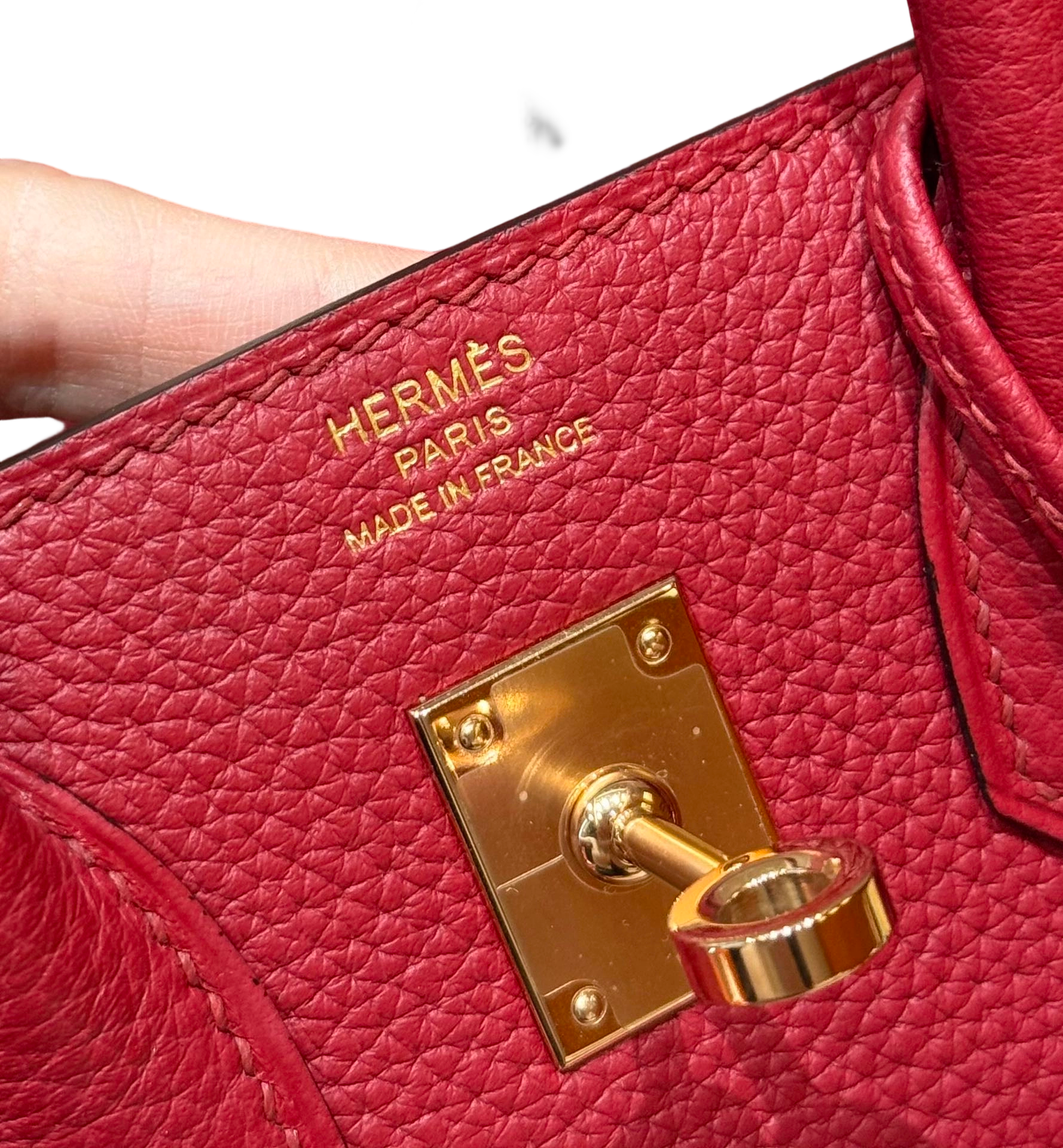 Birkin  Togo – Ruby Red | Rose Gold-Plated