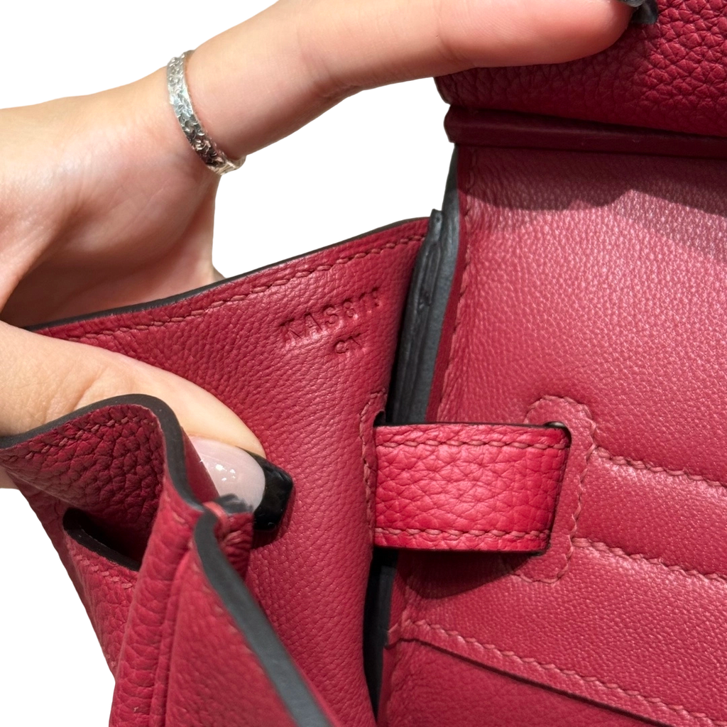 Birkin  Togo – Ruby Red | Palladium